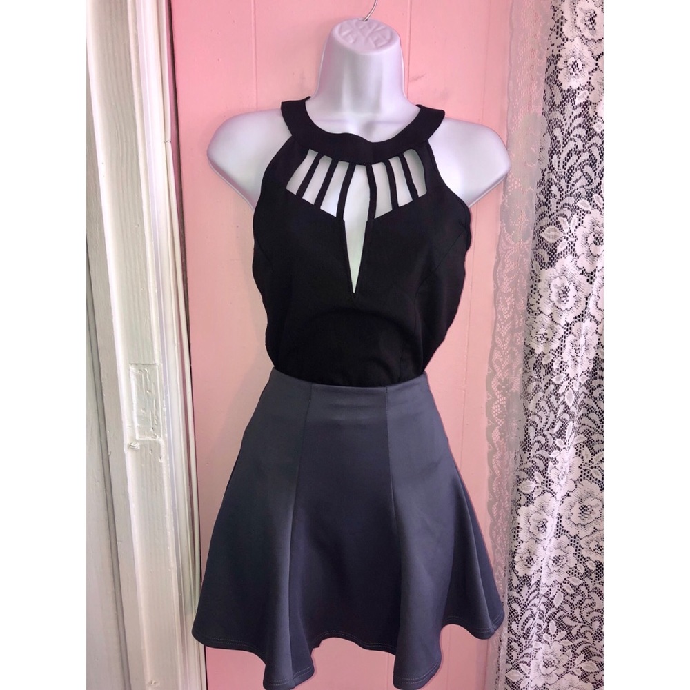 Caged cutout bodysuit Small